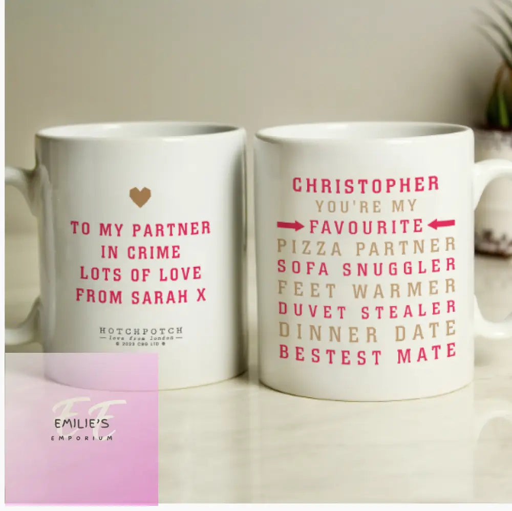 Personalised Hotchpotch My Favourite Mug