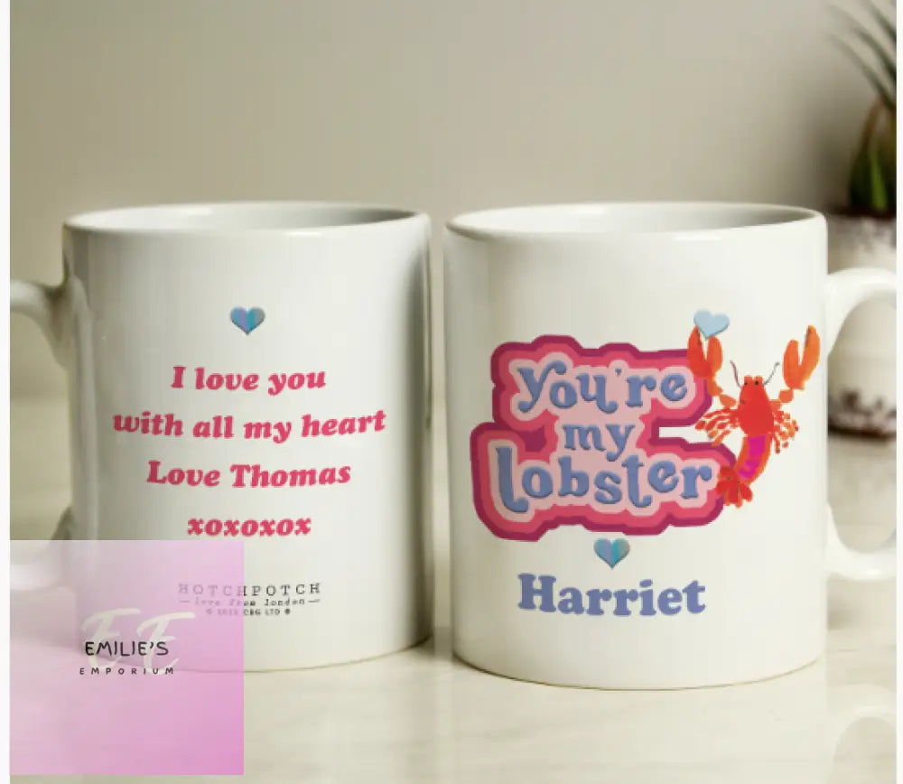 Personalised Hotchpotch Youre My Lobster Mug