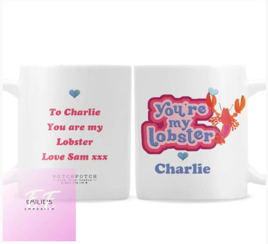 Personalised Hotchpotch Youre My Lobster Mug