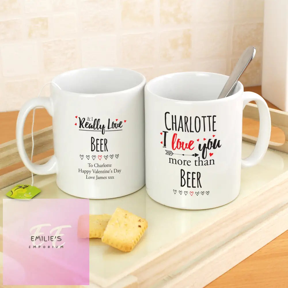 Personalised I Love You More Than... Mug