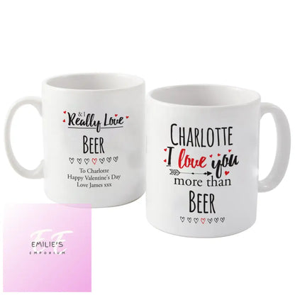 Personalised I Love You More Than... Mug