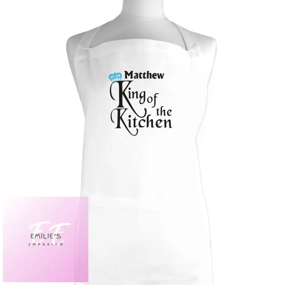 Personalised King Of The Kitchen Apron