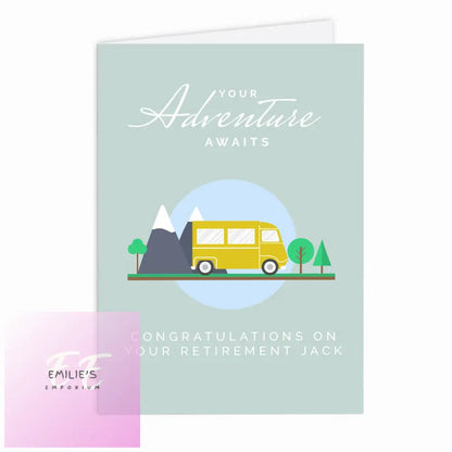 Personalised Leaving Retirement Adventure Card