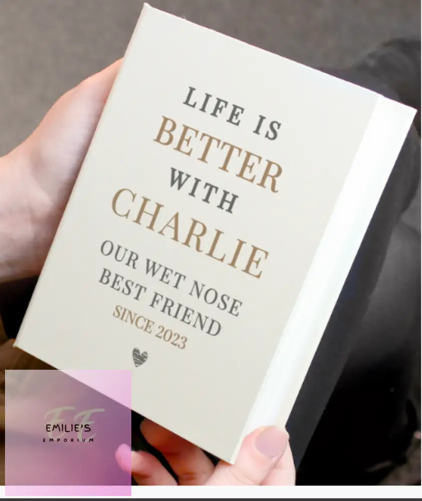 Personalised Life Is Better With 6X4 Photo Album With Sleeves