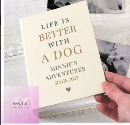 Personalised Life Is Better With 6X4 Photo Album With Sleeves