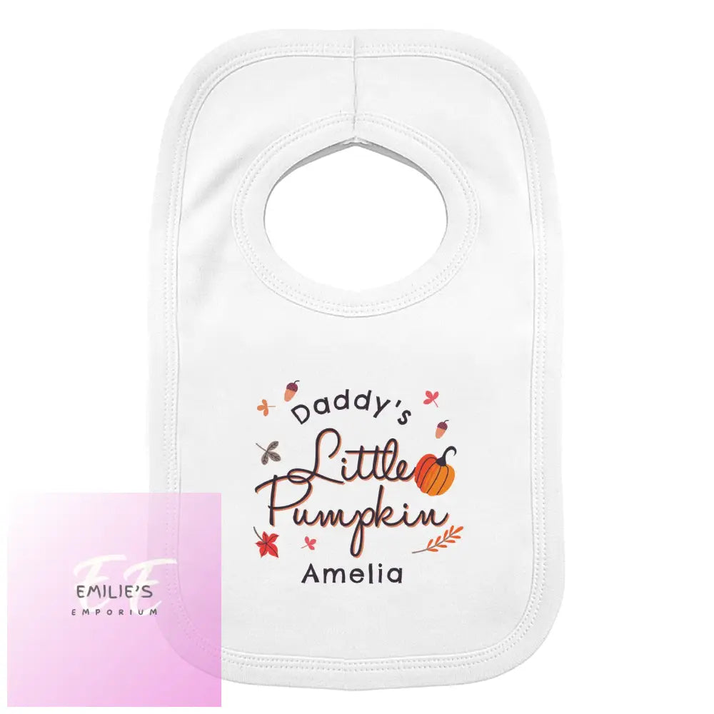 Personalised Little Pumpkin Bib