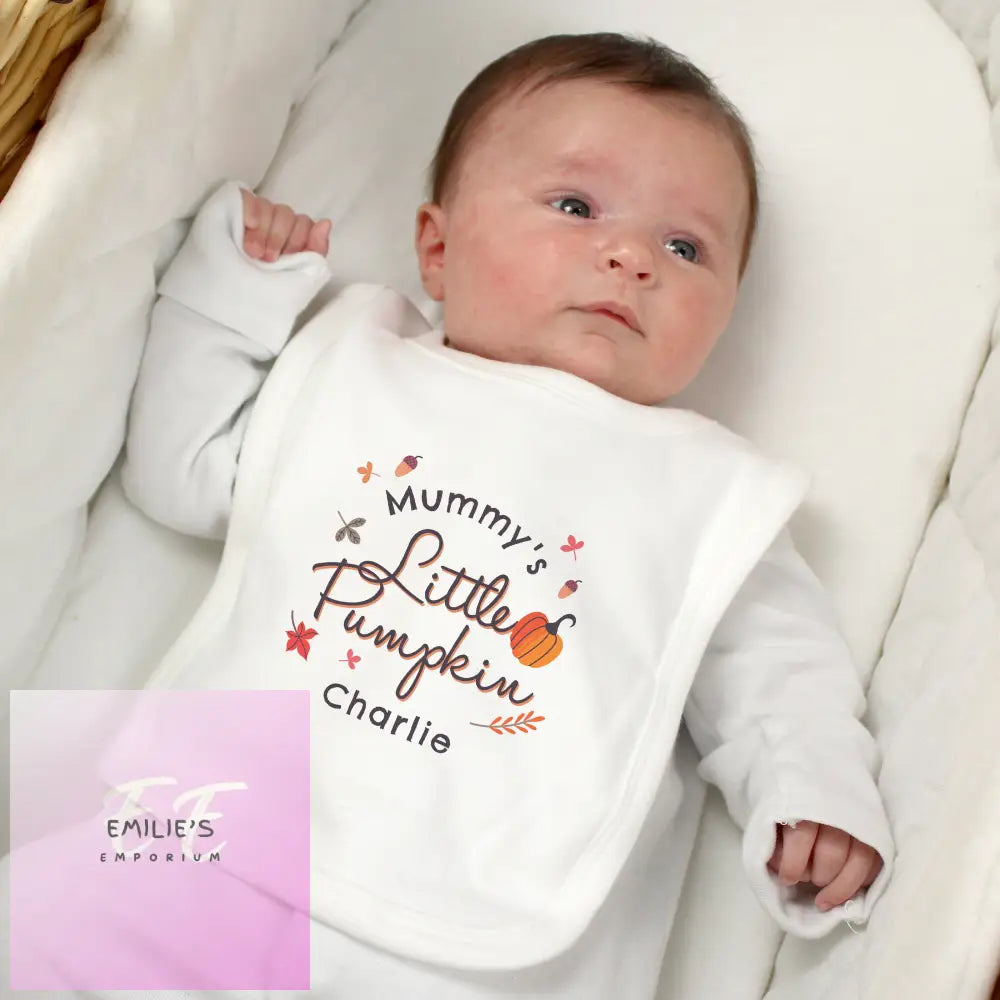 Personalised Little Pumpkin Bib