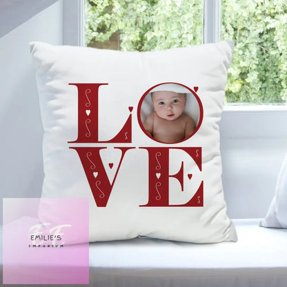 Personalised Love Photo Upload Cushion