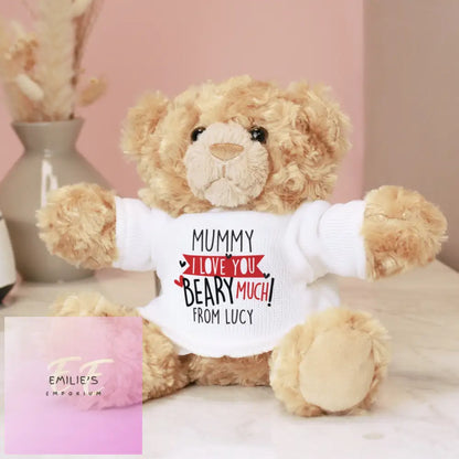 Personalised Love You Beary Much Teddy Bear
