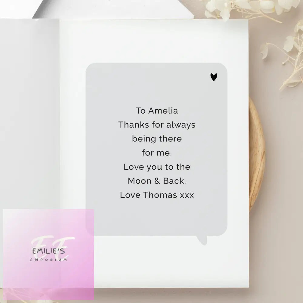 Personalised Love You Photo Upload Greeting Card