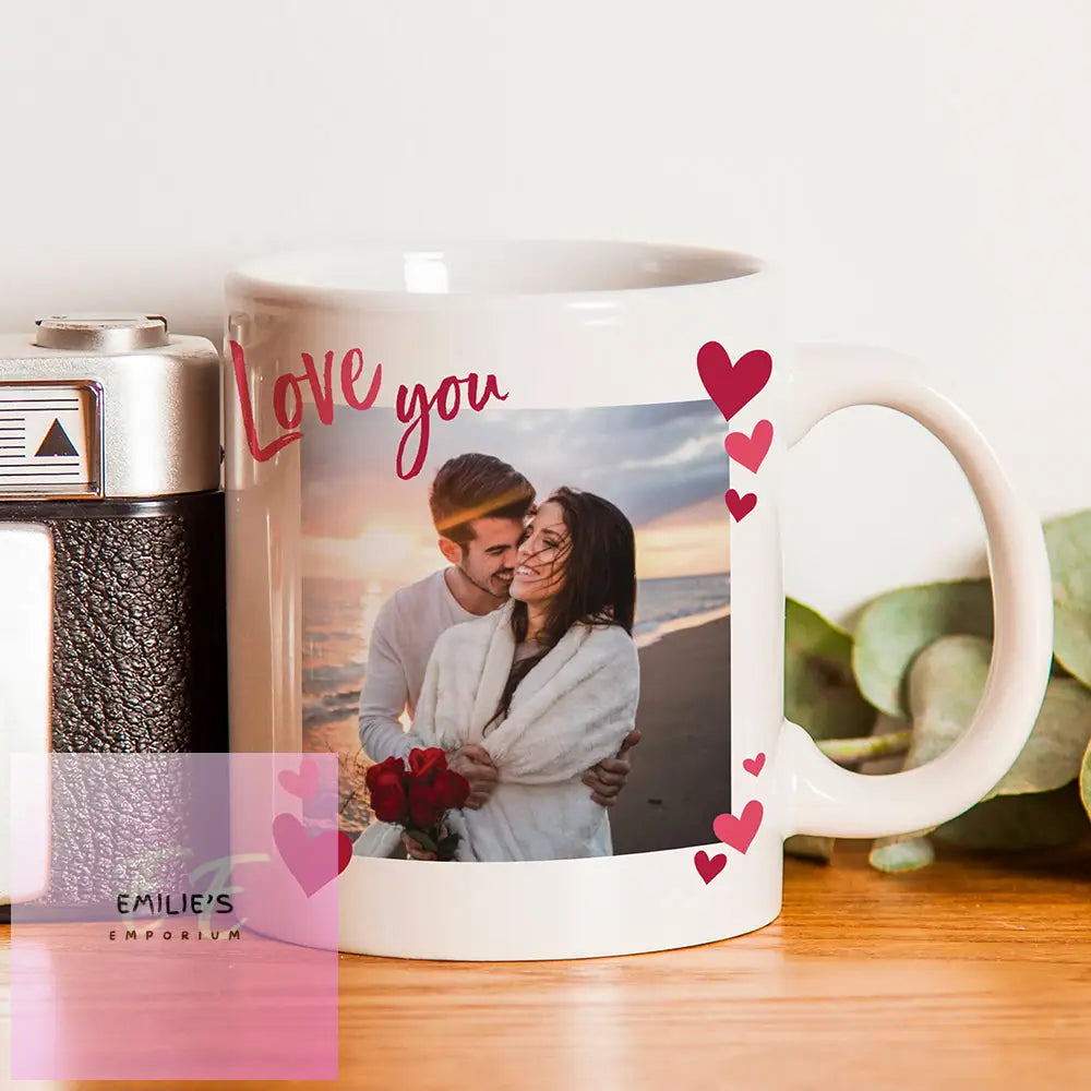 Personalised Love You Photo Upload Mug