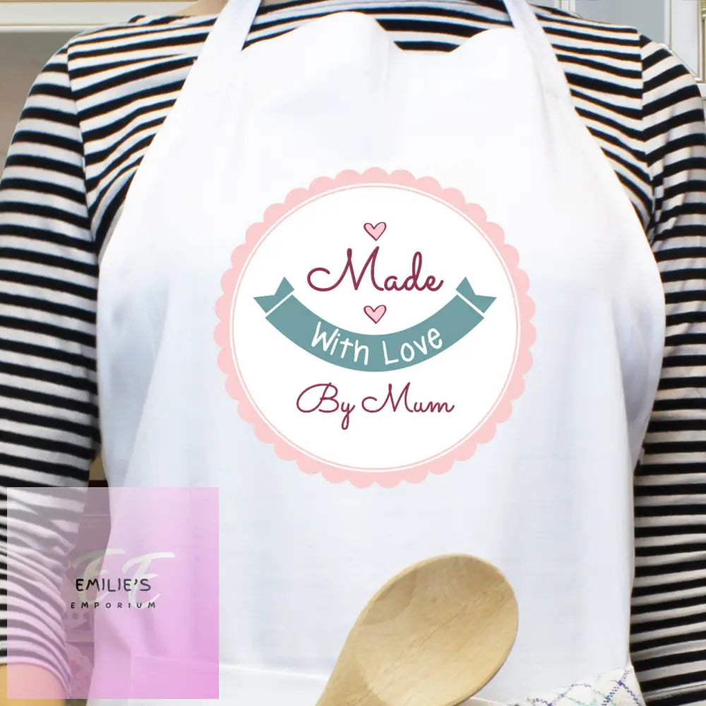 Personalised Made With Love Apron