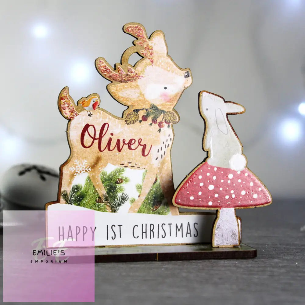 Personalised Make Your Own Festive Fawn 3D Decoration Kit