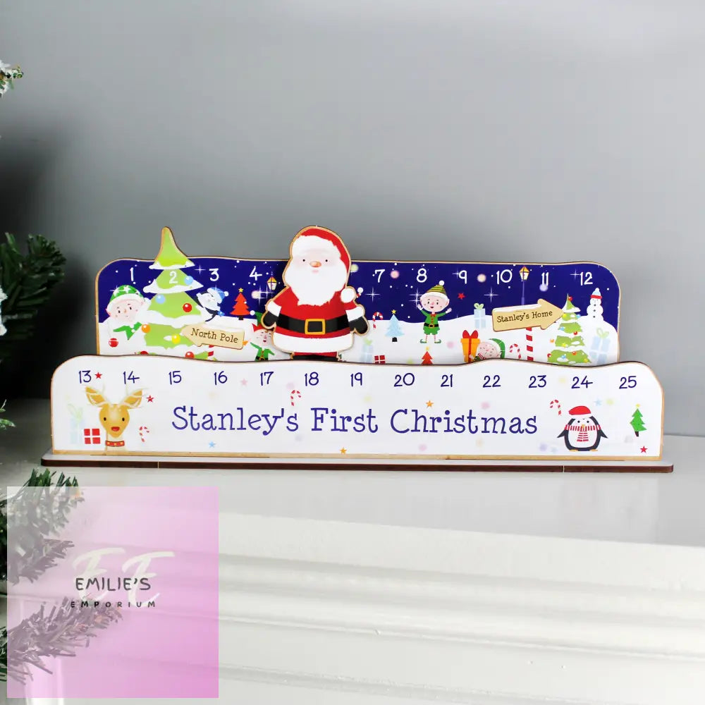 Personalised Make Your Own Santa Christmas Advent Countdown Kit