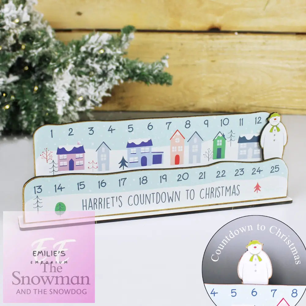 Personalised Make Your Own The Snowman Christmas Advent Countdown Kit