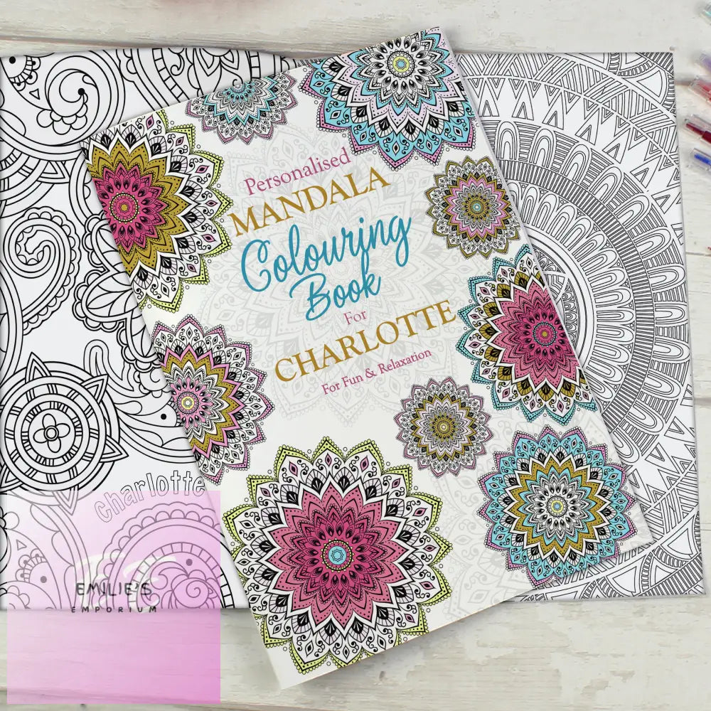 Personalised Mandala Colouring Book