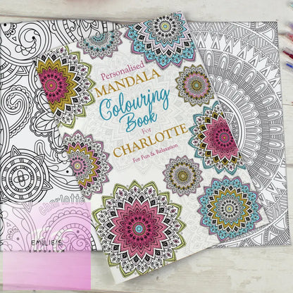 Personalised Mandala Colouring Book