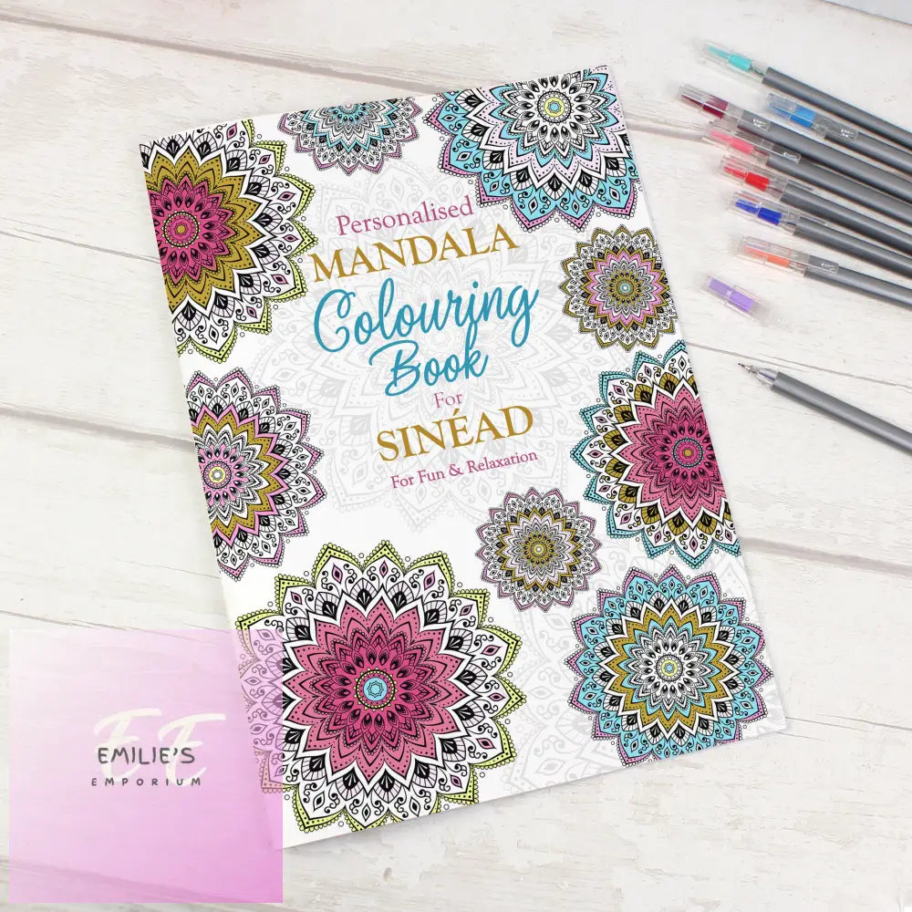 Personalised Mandala Colouring Book