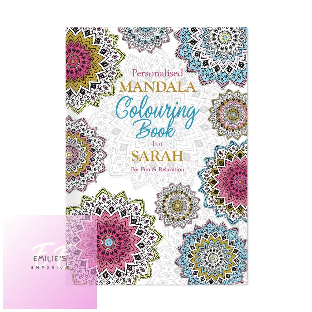 Personalised Mandala Colouring Book