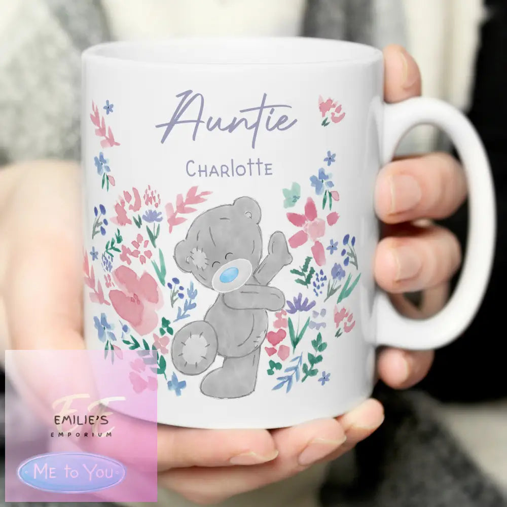 Personalised Me To You Floral Mug