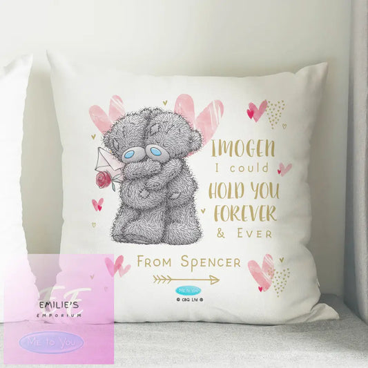 Personalised Me To You Hold Forever Cushion