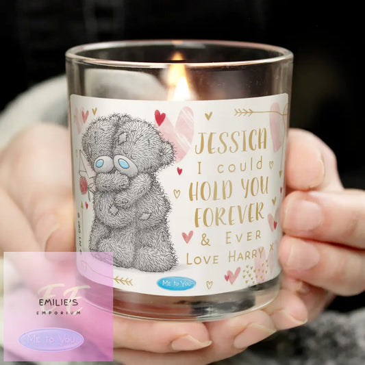Personalised Me To You Hold Forever Jar Candle