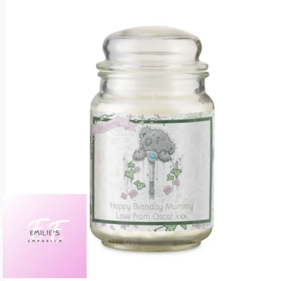 Personalised Me To You Secret Garden Large Candle Jar