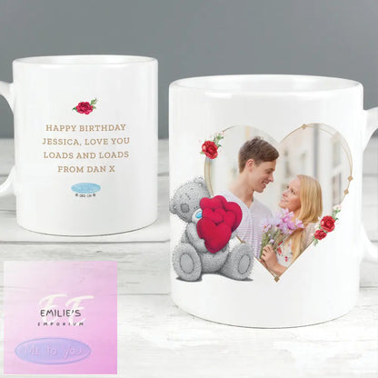 Personalised Me To You Valentines Photo Upload Mug