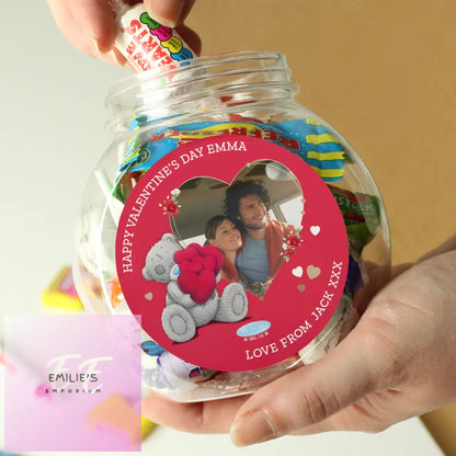 Personalised Me To You Valentines Photo Upload Sweet Jar