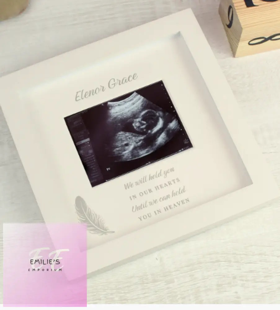 Personalised Memorial Baby Scan Photo Frame