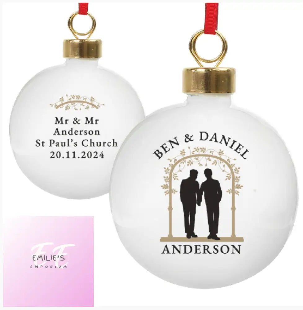 Personalised Mr & Bauble