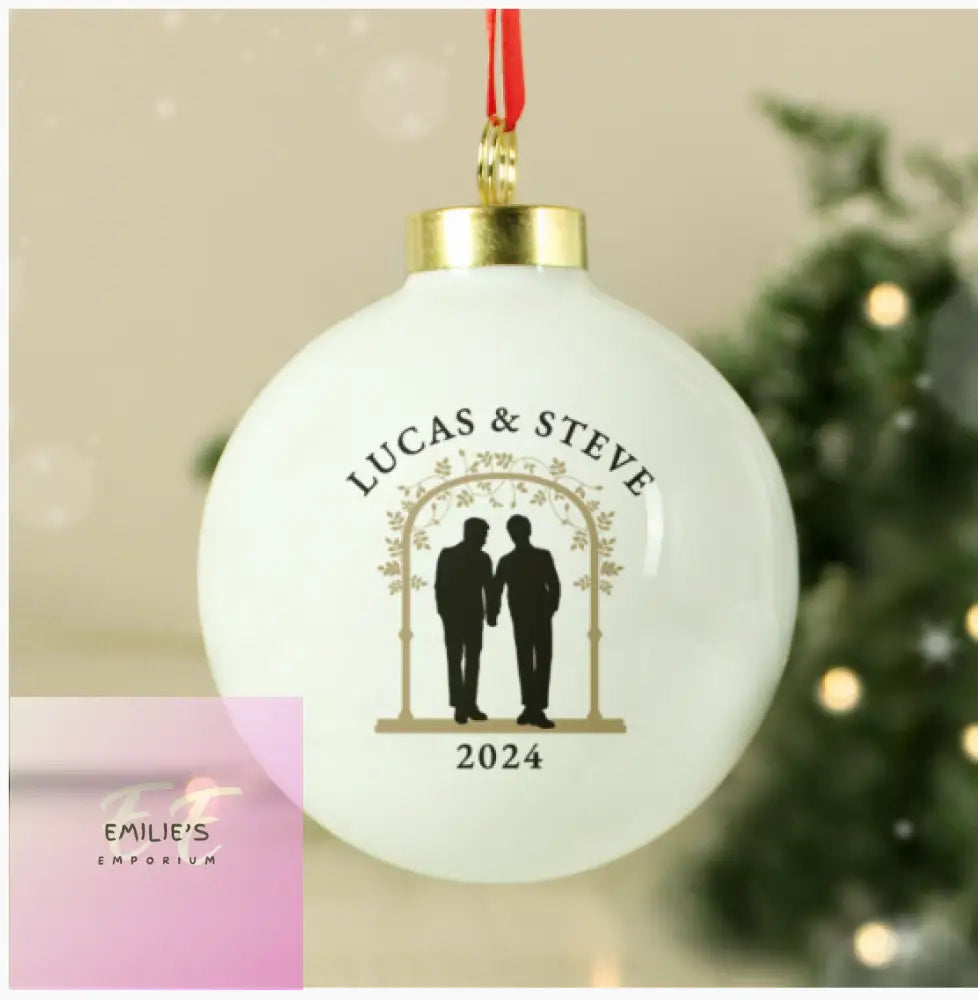 Personalised Mr & Bauble