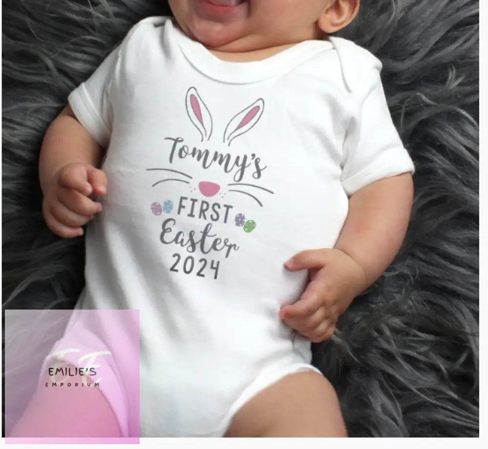 Personalised My First Easter Baby Vest