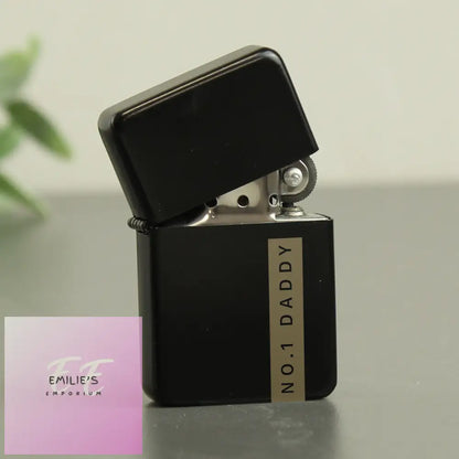 Personalised Name Only Black Lighter Lighter