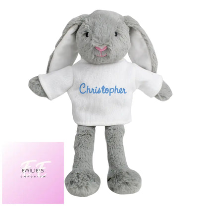 Personalised Name Only Bunny Rabbit - Blue