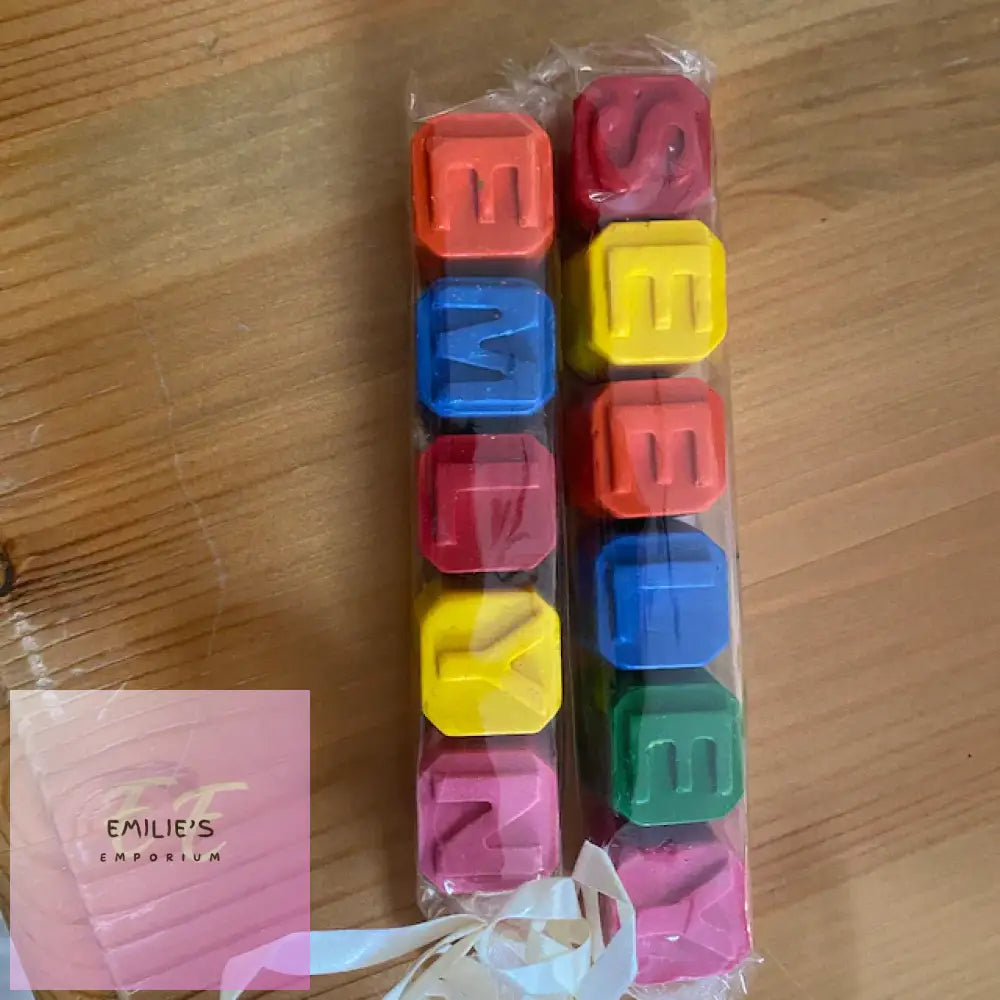 Personalised Name Wax Crayons