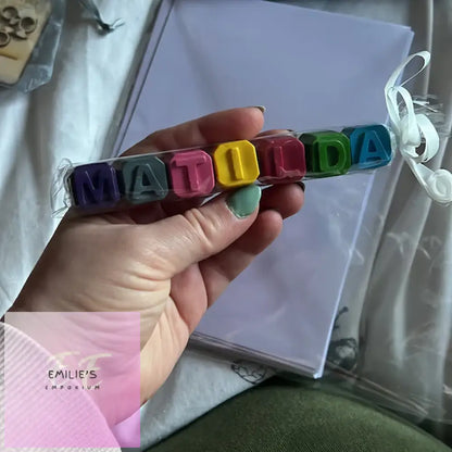 Personalised Name Wax Crayons