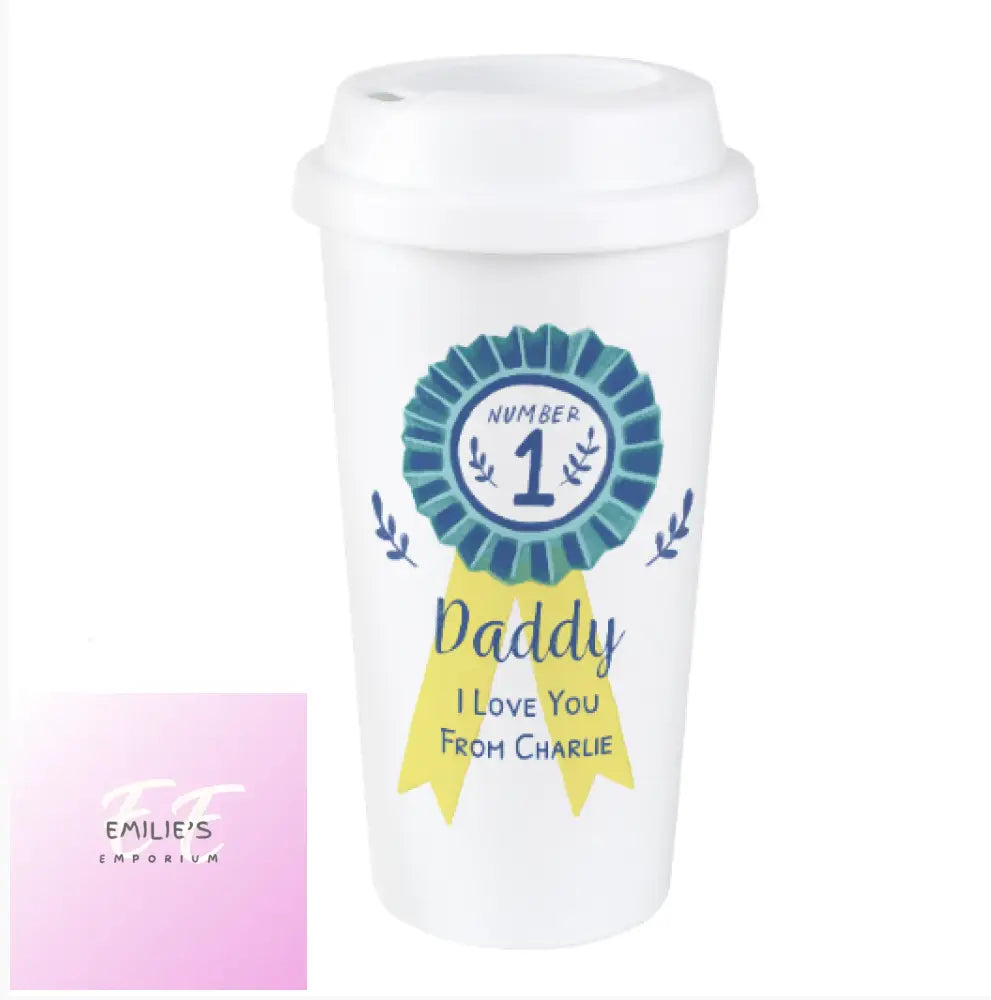 Personalised Number 1 Travel Mug