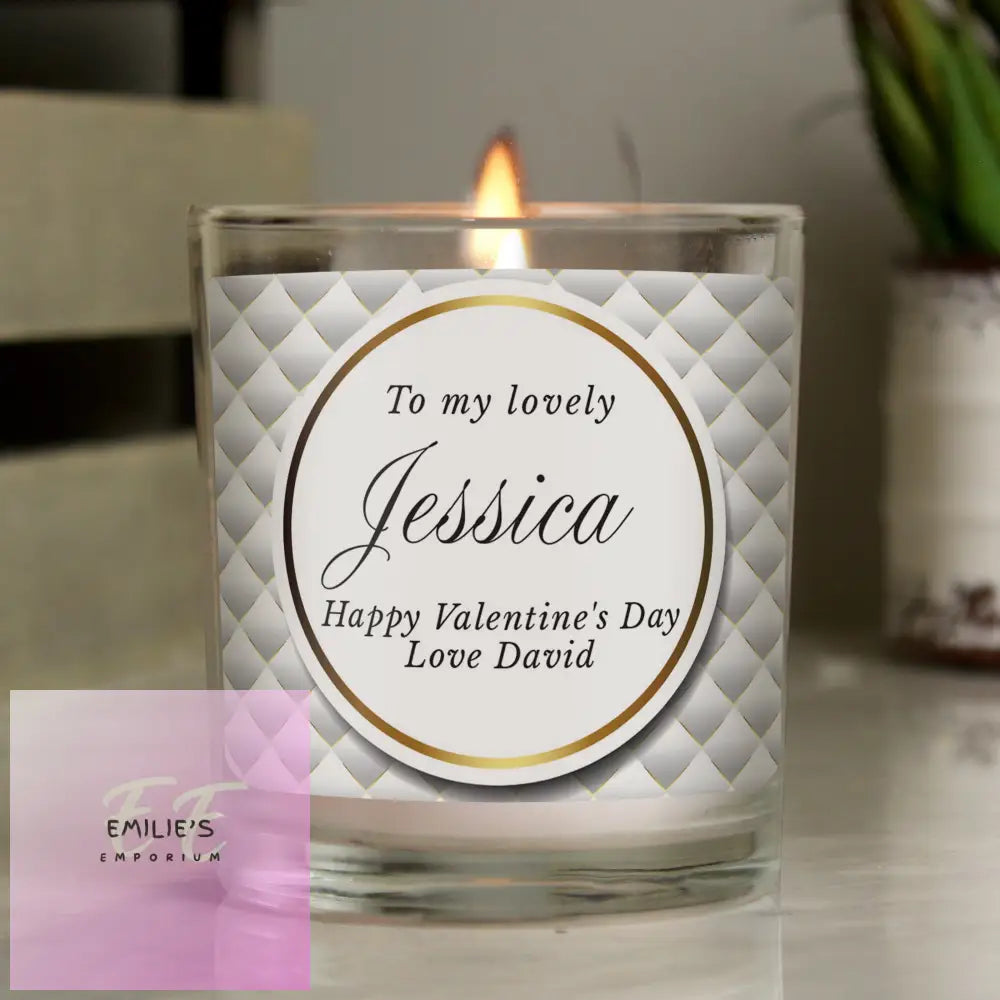 Personalised Opulent Scented Jar Candle