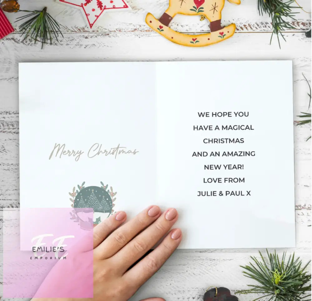 Personalised Pack Of 10 Christmas Cards - Photo Upload