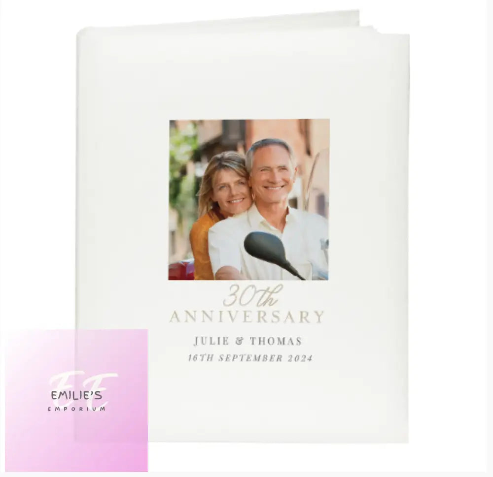 Personalised Photo Upload 30Th Anniversary Traditional Album