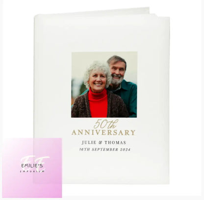 Personalised Photo Upload 50Th Anniversary Traditional Album