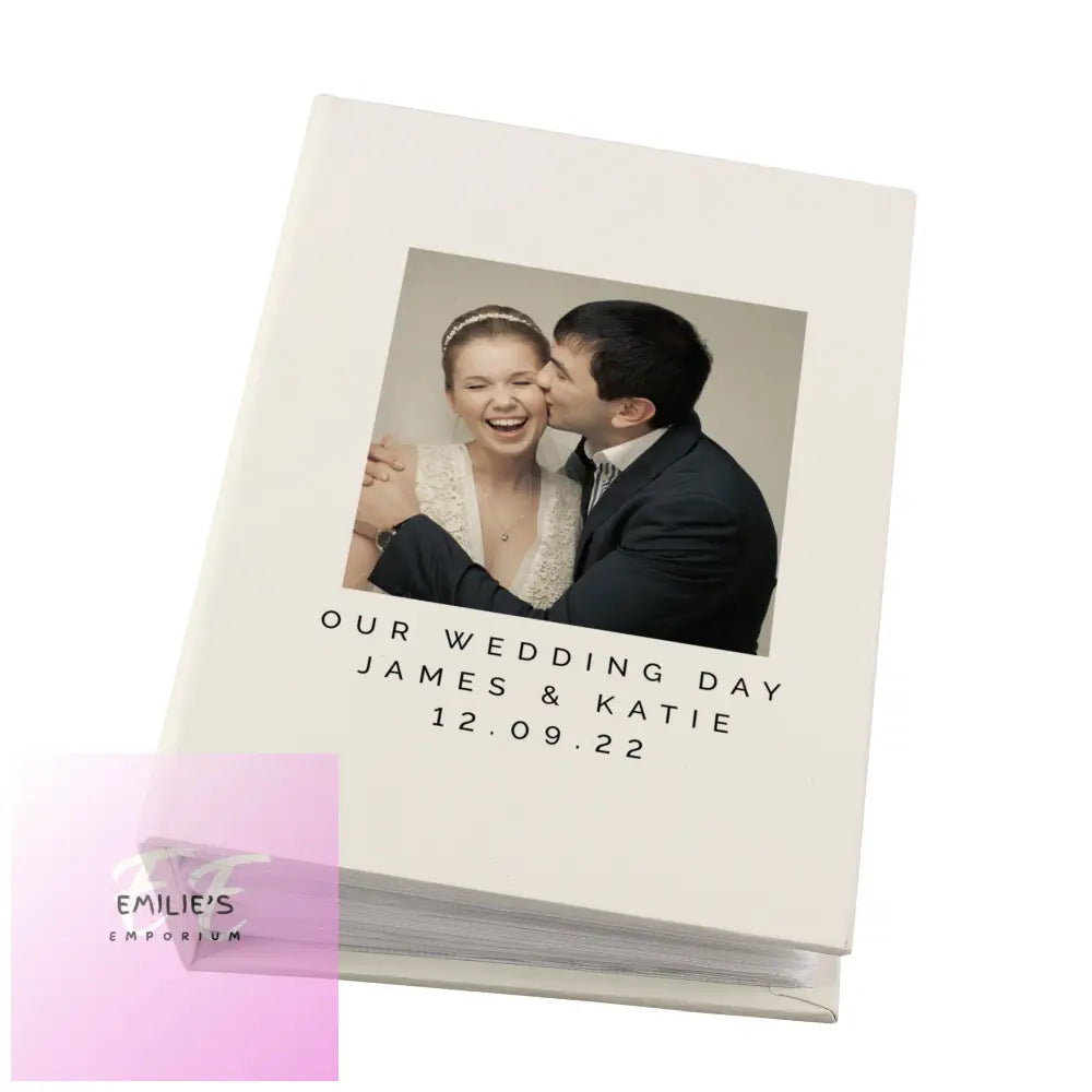 Personalised Photo Upload 6X4 Album With Sleeves