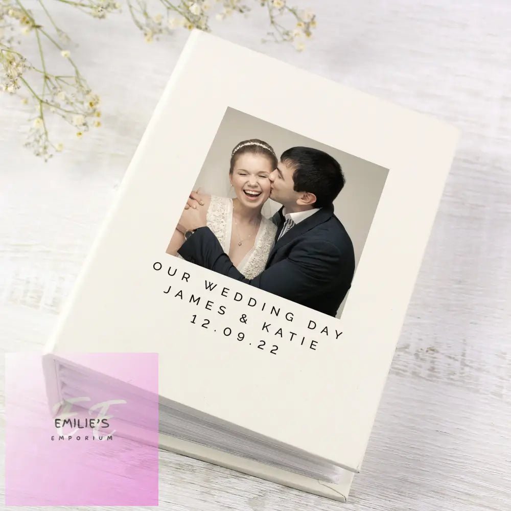 Personalised Photo Upload 6X4 Album With Sleeves