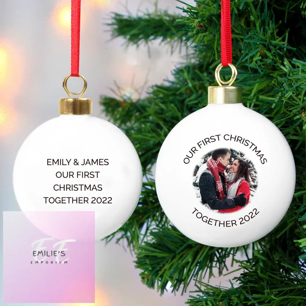 Personalised Photo Upload Bauble