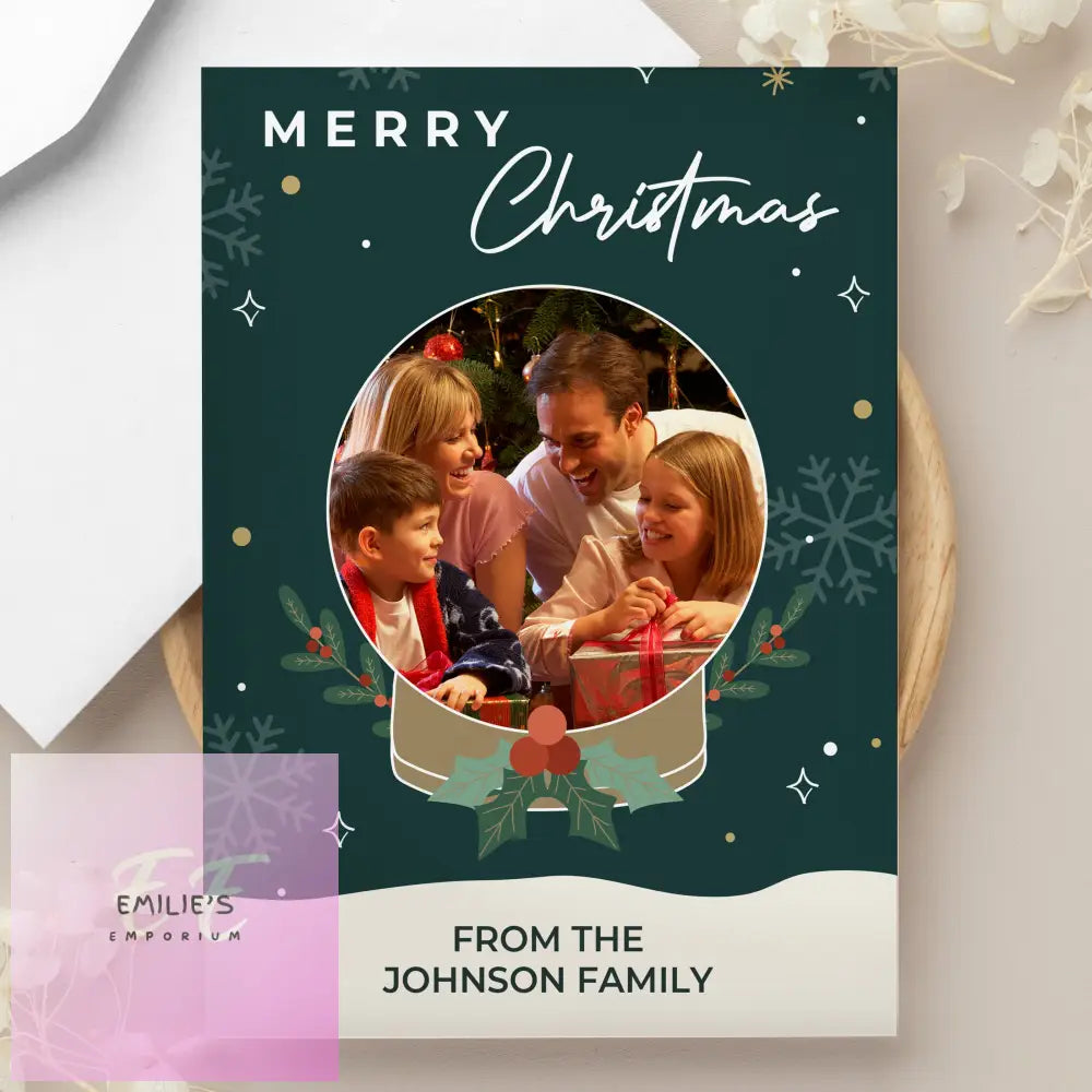 Personalised Photo Upload Christmas Card