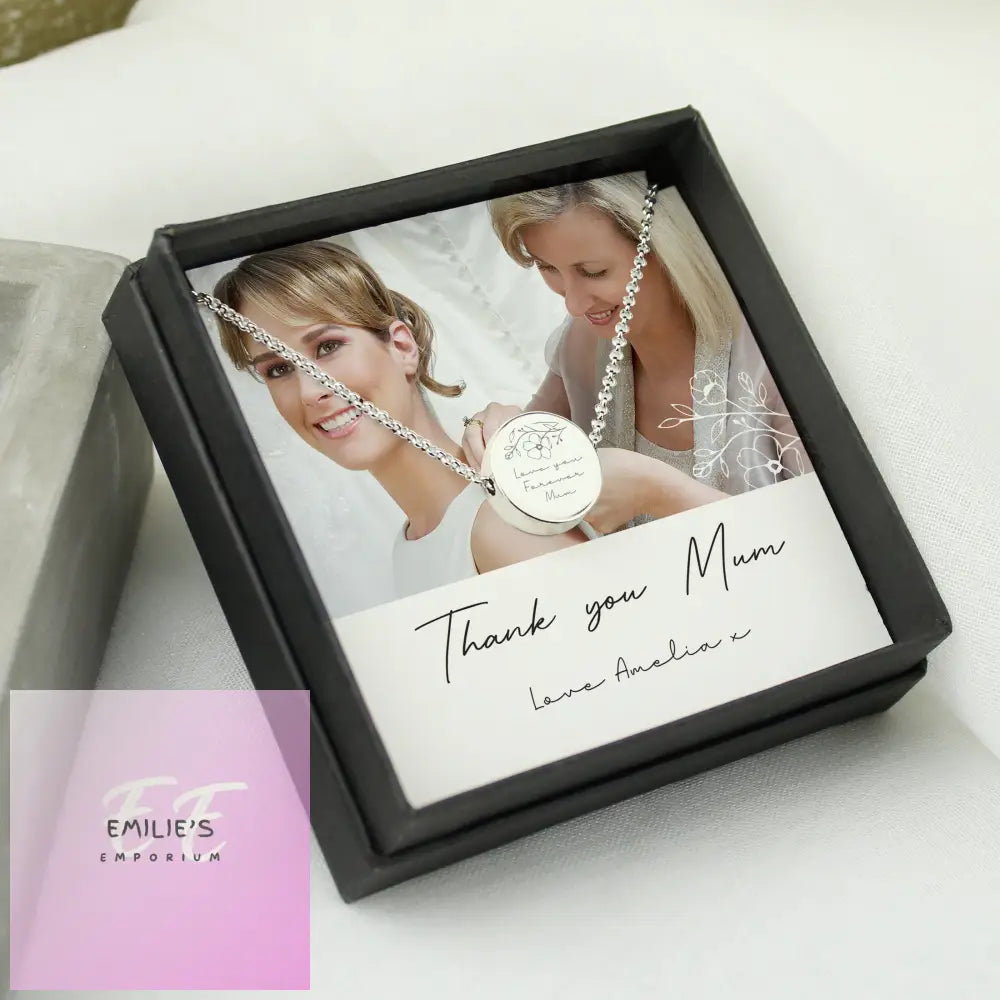 Personalised Photo Upload Necklace And Box