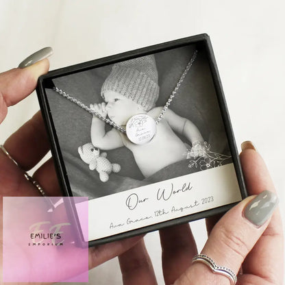 Personalised Photo Upload Necklace And Box