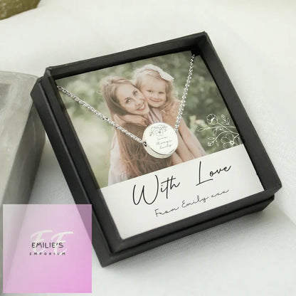 Personalised Photo Upload Necklace And Box