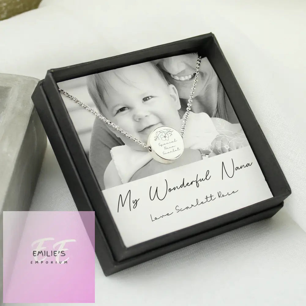 Personalised Photo Upload Necklace And Box